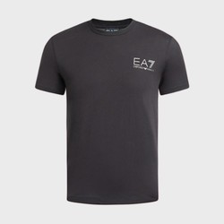 EA7 阿玛尼男式纯棉简约logo运动休闲百搭短袖套头T恤