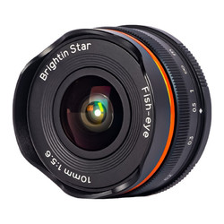 brightin star 星曜光影 10mm F5.6 APS-C画幅 手动定焦镜头 佳能RF卡口