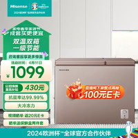 Hisense 海信 206升一级能效家用双温冰柜 BCD-206NUD