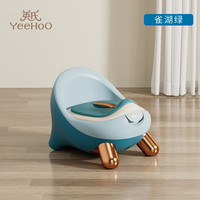 英氏（YEEHOO）儿童马桶宝宝坐便器男女宝宝通用幼儿小孩便盆尿盆如厕训练 宝石蓝+两卷垃圾袋