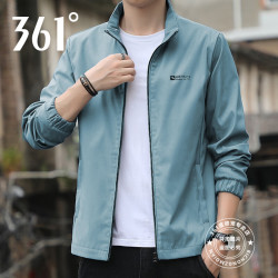 361361运动夹克外套男2024新款春夏款立领宽松时尚休闲运动外套男装