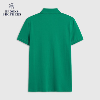 布克兄弟（BrooksBrothers）女士24春夏美式棉质翻领针织Polo衫 3001-深绿色 XL