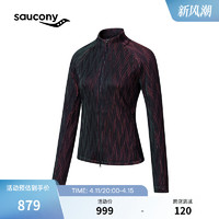 Saucony索康尼2024新款女子针织外套跑步运动舒适套装休闲通勤潮