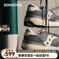 saucony 索康尼 JAZZ NXT复古休闲鞋男女百搭休闲鞋运动鞋 灰米2 41