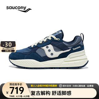 saucony 索康尼 SHADOW 5000X男鞋复古休闲鞋男女吴念真推荐 兰白10 43