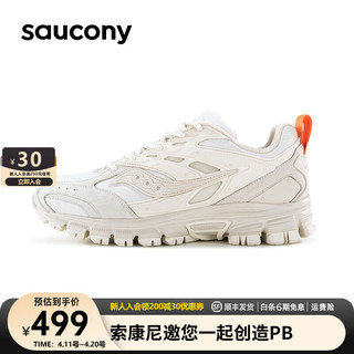 saucony 索康尼 男鞋户外运动鞋复古休闲鞋子男女鞋 Armor 白色3 40