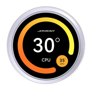 乔思伯（JONSBO）TF2-360SC(WN)白色 一体式水冷散热器（无风扇/铝合金冷头/IPS液晶屏/软件视频播放/高性能）
