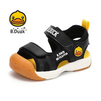 B.Duck 儿童运动凉鞋 929黑色