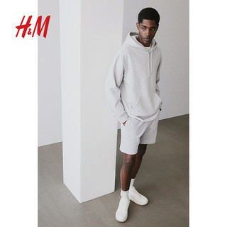 H&M2024春季男装标准版型短卫裤1224295 浅米色 170/80A