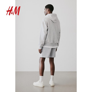 H&M2024春季男装标准版型短卫裤1224295 浅米色 170/80A