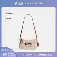 COACH 蔻驰 女士马车图案印花PENN单肩包