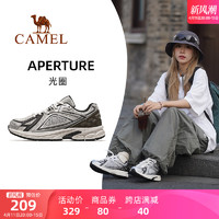 CAMEL 骆驼 白鹿同款骆驼光圈运动鞋女款慢跑鞋夏季新款女鞋网面透气跑步鞋女