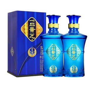 景芝 一品景芝蓝淡雅 芝麻香型白酒52度500ml*2瓶送礼