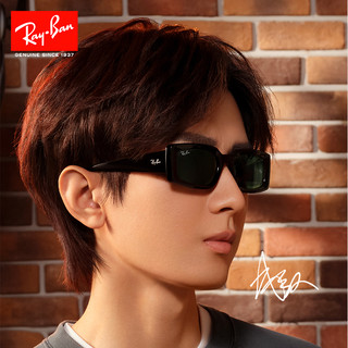 Ray-Ban 雷朋 RayBan雷朋太阳镜窄框渐变偏光墨镜0RB4395F