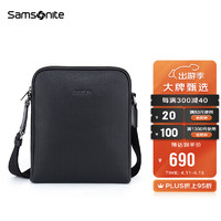 Samsonite 新秀丽 公文包男士竖式单肩包简约时尚斜跨公务包 TK3*09003