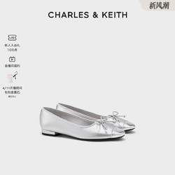 CHARLES & KEITH CHARLES&KEITH24春新款CK1-70900507复古蝴蝶结芭蕾舞新中式单鞋