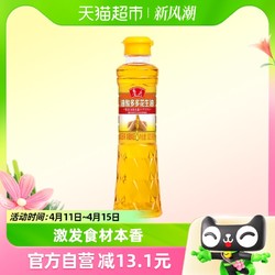 luhua 鲁花 油酸多多花生油320ml食用油 5S物理压榨 桶装