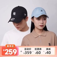 NEW ERA 纽亦华 棒球帽子复古刺绣遮阳帽男女