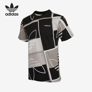 adidas 阿迪达斯 官方正品AOP LOGO PLAY T男子运动短袖T恤 H31314