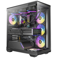 安钛克(Antec) C3 海景房机箱ATX台式主机游戏双玻璃侧透/水冷/Type-C/RTX 40系显卡/ARGB灯条/易拆装 C3全景房RTX 40显卡