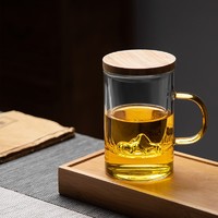 Le Bronte 朗特乐 高硼硅玻璃茶水分离三件式 观山杯400ml