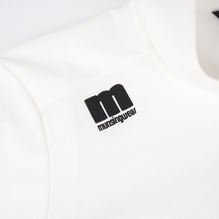 万星威（Munsingwear）高尔夫男士外套男装立领外套弹力舒适运动风衣休闲夹克衫 N921/白色 L