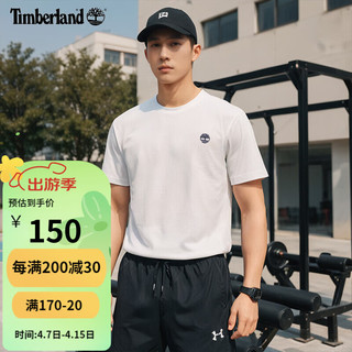 Timberland 短袖男款春夏新款户外徒步旅行休闲简约圆领透气T恤A6DKU