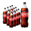 年货 零度可乐无糖可口可乐2升*6瓶整箱装夏季碳酸饮料汽水分享装