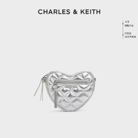 CHARLES & KEITH CHARLES&KEITH24春夏新款CK2-80151353菱格爱心链条单肩斜挎包