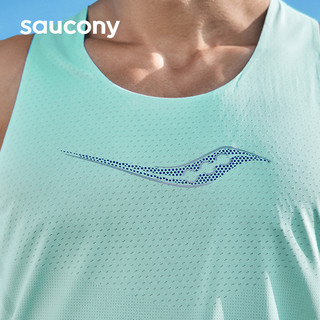 Saucony索康尼专业竞速跑步背心男子吸湿无感舒适透气