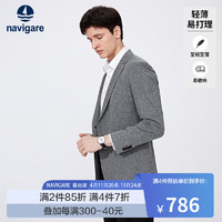 Navigare【易打理】意大利小帆船男士西服春夏弹力休闲单西外套男 50/L