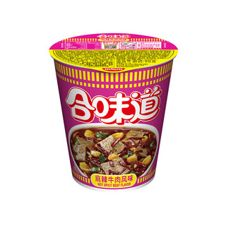 CUP NOODLES 合味道 日清食品  麻辣牛肉风味方便面75g