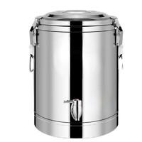 苏勒   特厚商用保温桶不锈钢大容量奶茶桶饭桶汤豆桨茶水米饭开水桶双层   35L特厚保温桶