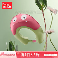 babycare bc babycarebabycare宝宝洗头神器硅胶儿童护耳浴帽可调节小孩婴儿洗澡防水帽 杜巴利红 可调节