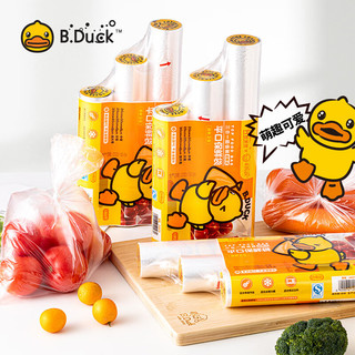 B.Duck 正版小黄鸭⭐食品级保鲜袋大中小组合180个