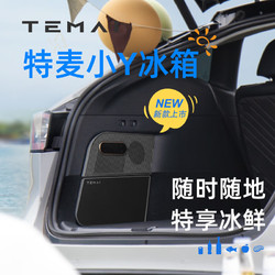 特麦 TEMAI小Y冰箱适用特斯拉Modely车载冰箱压缩机制冷保鲜新能源配件  深空黑色