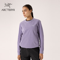 ARC’TERYX始祖鸟 GAMMA LIGHTWEIGHT CREW 防风 女子 软壳套头衫 Velocity/岩霜紫 M