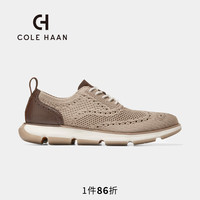 colehaancolehaan/歌涵 男鞋休闲鞋 低帮平底透气舒适时尚板鞋 c35417 浅咖色 -c35417 40