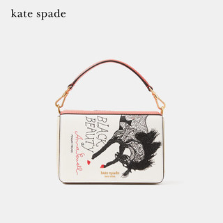 Kate Spade 凯特·丝蓓Spade女士斜挎包拼色黑骏马手提包K9005 960