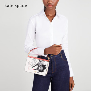 Kate Spade 凯特·丝蓓Spade女士斜挎包拼色黑骏马手提包K9005 960