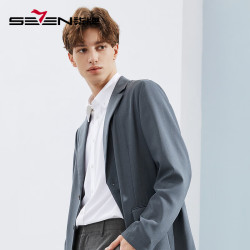 seven柒牌今晚结束seven柒牌春秋季男款轻商务西装外套124jc70290