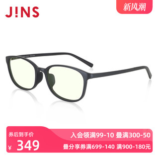 JINS 睛姿 防蓝光镜复古方框护目镜防辐射眼镜架升级定制FPC23S001