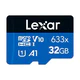Lexar 雷克沙 633x Micro-SD存储卡 32GB (UHS-I、V30、U3、A1)