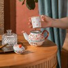 JOYYE整套茶具旅行便捷式单人茶具带滤孔母亲节情人高档实用 橙色