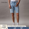 Calvin Klein Jeans24春夏男士经典标牌洗水微弹休闲牛仔短裤J325421 1AA-牛仔浅蓝 31