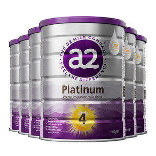 a2 艾尔 奶粉原装进口紫白金版4段6罐装 900g