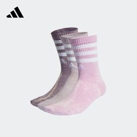 adidas 阿迪达斯 三双装舒适运动袜子男女adidas阿迪达斯官方IJ5916