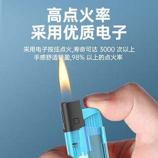 奇蚁（MAGIC ANT）一次性打火机50支M4加厚家用普通塑料个性可印字 M4款 50支