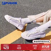 FILA 斐乐 FUSION斐乐官方POP潮牌情侣帆布鞋女鞋复古男鞋运动休闲鞋