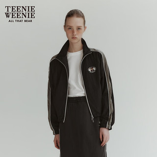Teenie Weenie【UPF50+】小熊防晒衣女2024年夏季防紫外线学院风撞色外套女 灰色 155/XS